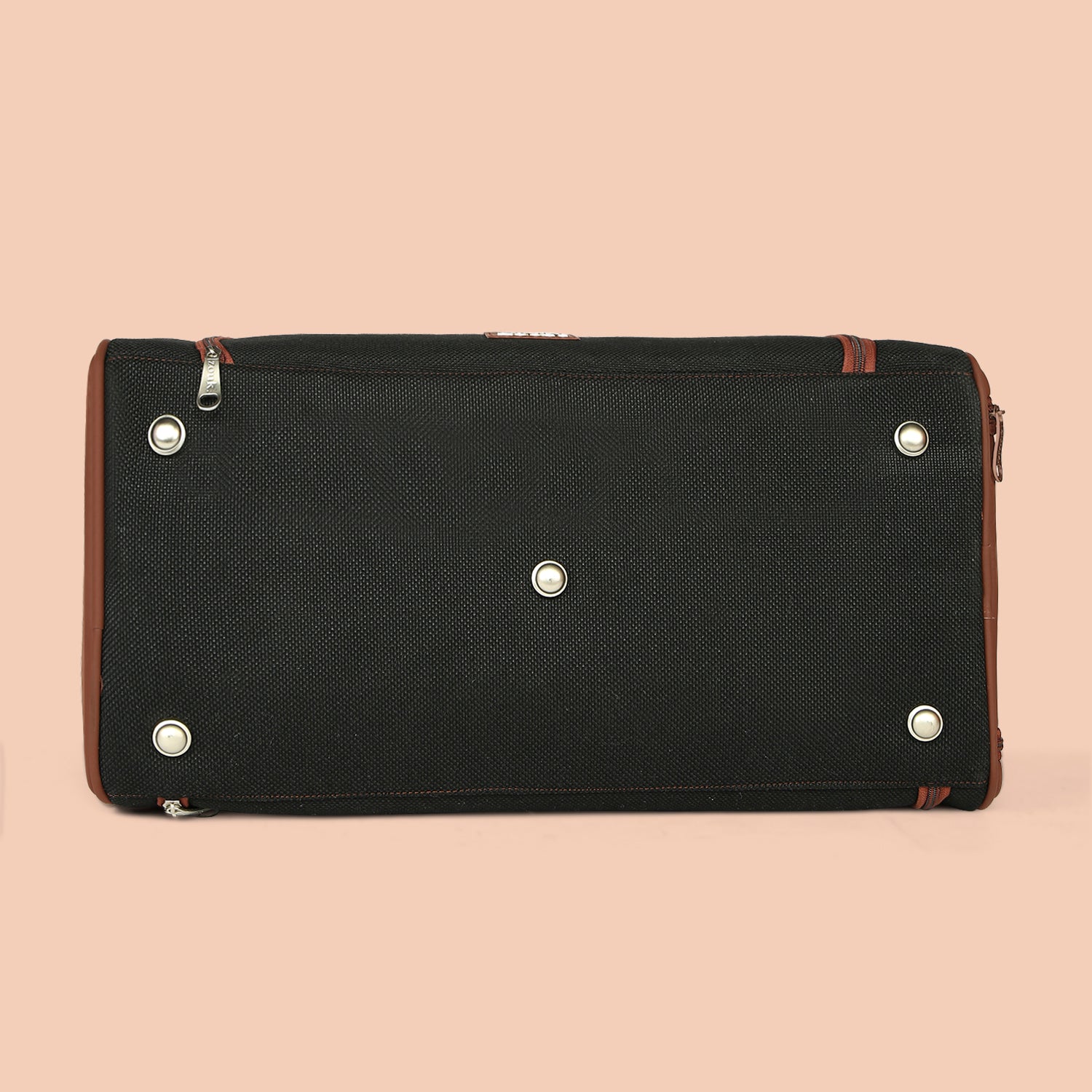 Jet Black Weekender Duffle Bag