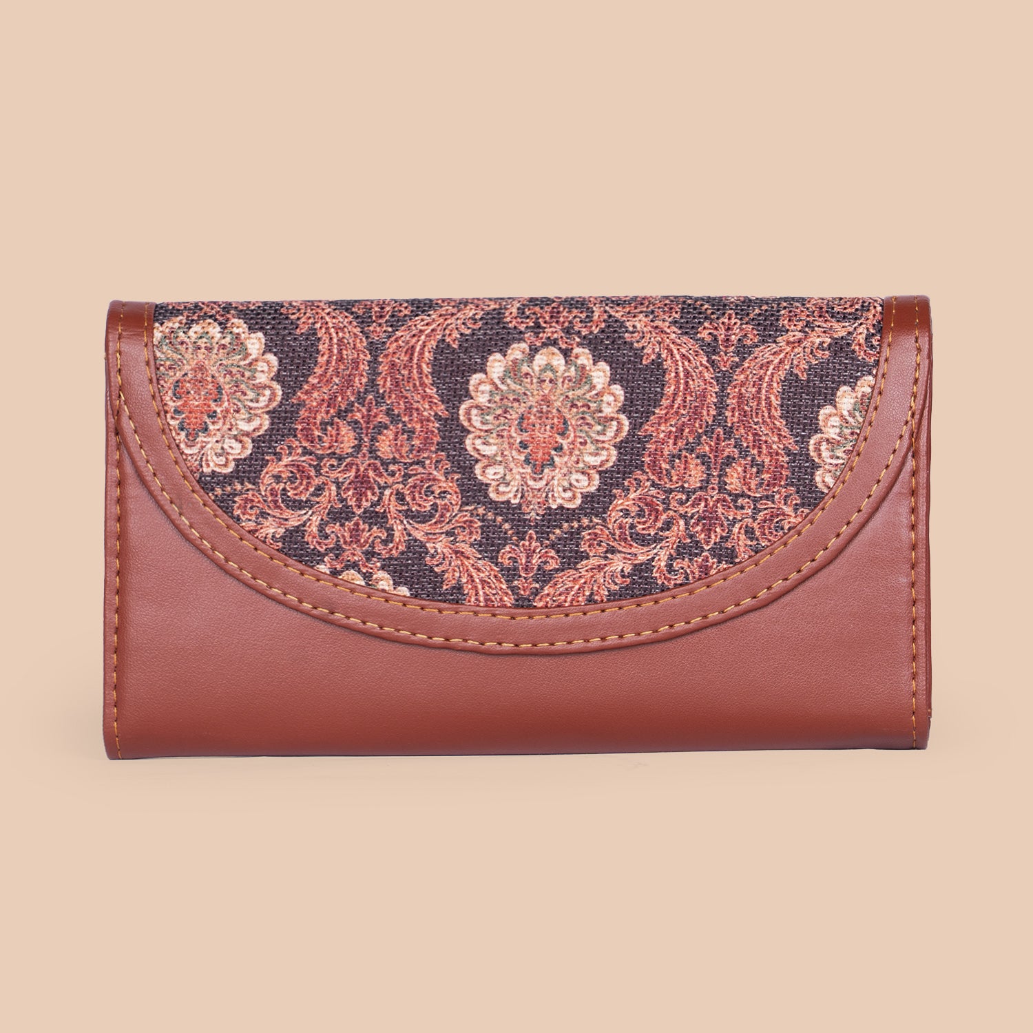 Jodhpur Damask Kyra Flap Wallet