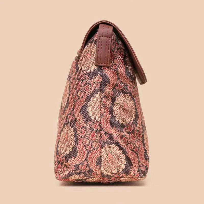 Jodhpur Damask - Office Tote Bag & Flap Sling Bag Combo