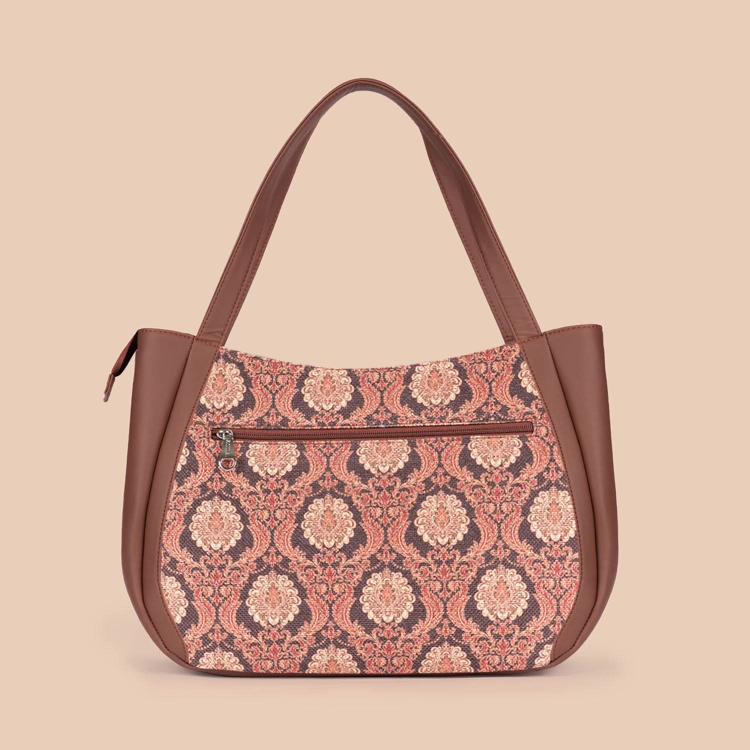 Jodhpur Damask & Paisley Print - Luna Handbag & Flap Sling Bag Combo