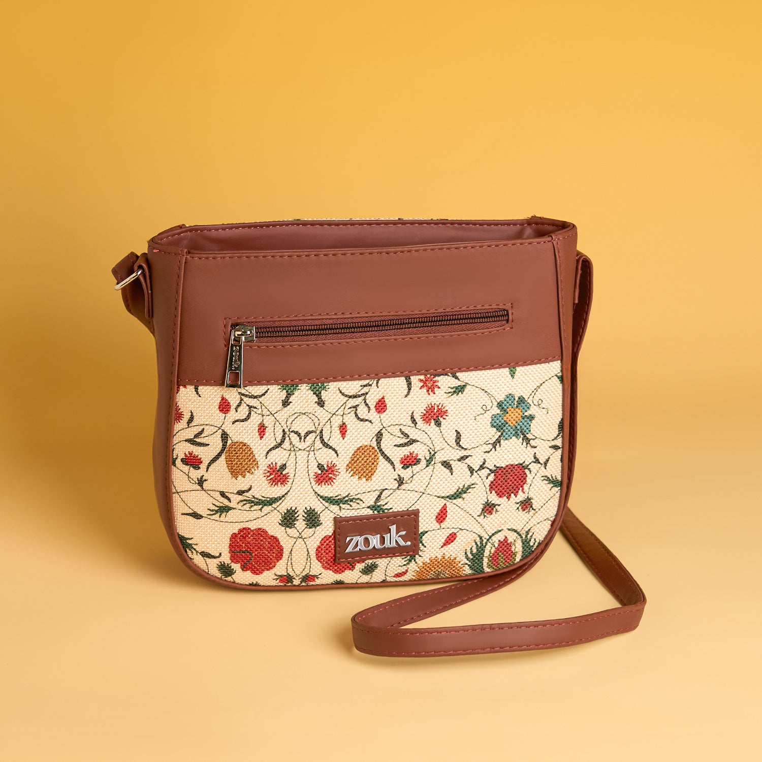 Junagarh Florals U-Shaped Sling Bag