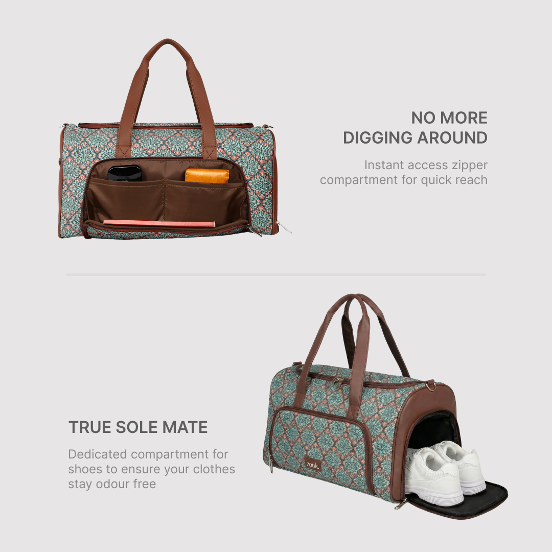 Kolkata Nouveau Weekender Duffle Bag