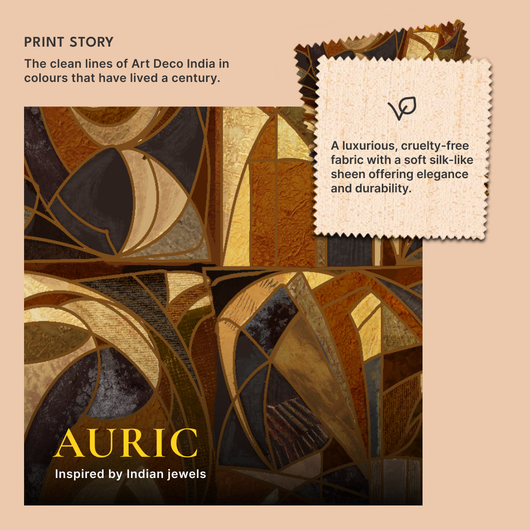 Auric Kanak Office Bag (Beige Saffiano)