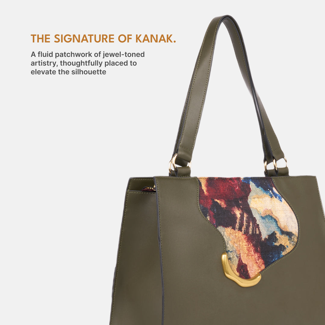 Quartz Kanak Office Bag (Olive)