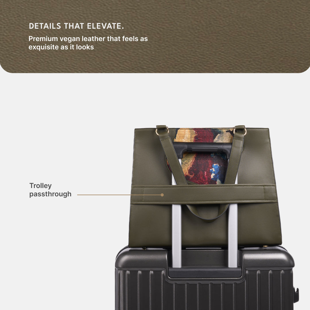 Quartz Kanak Office Bag (Olive)