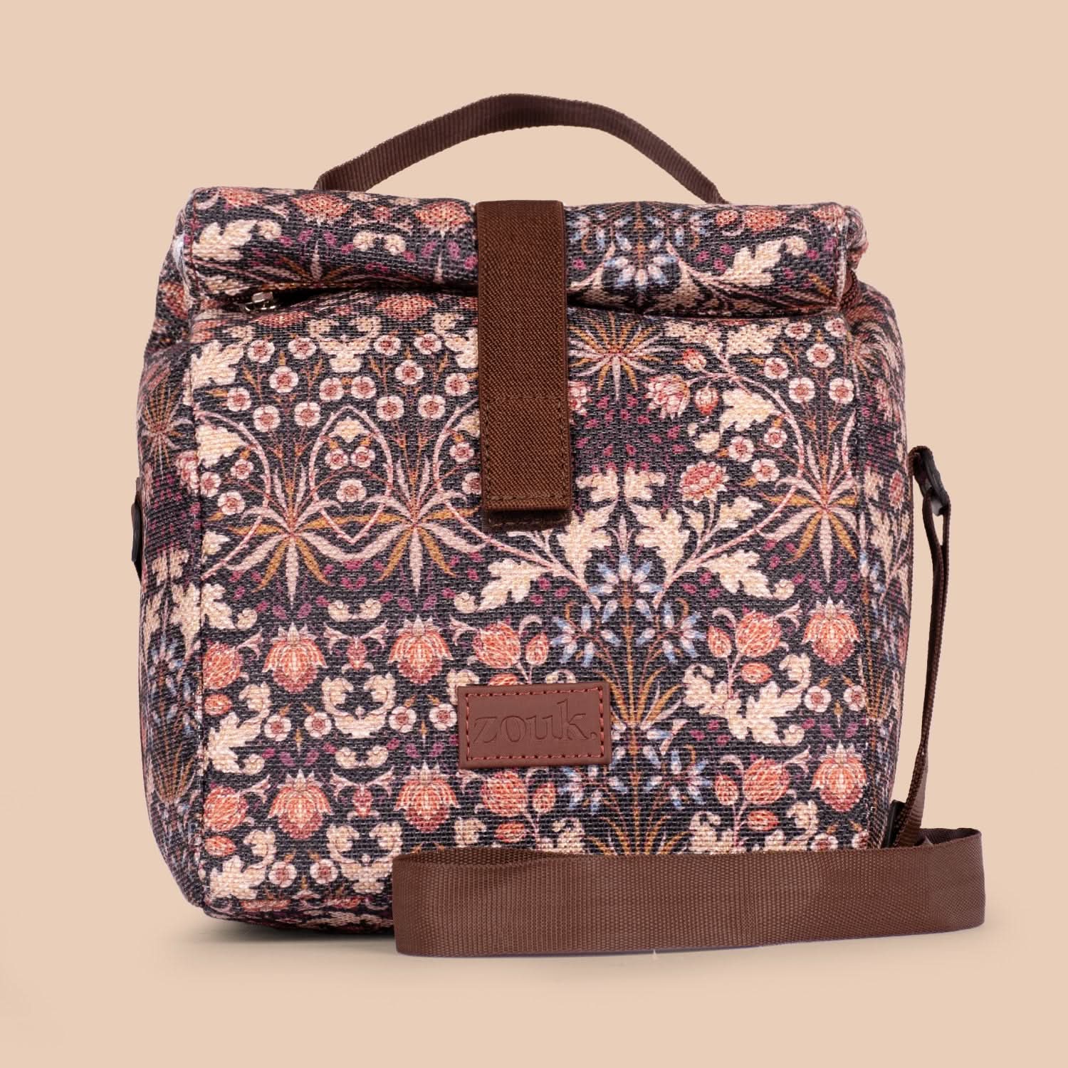 Kashmir Blooms Roll Up Lunch Bag