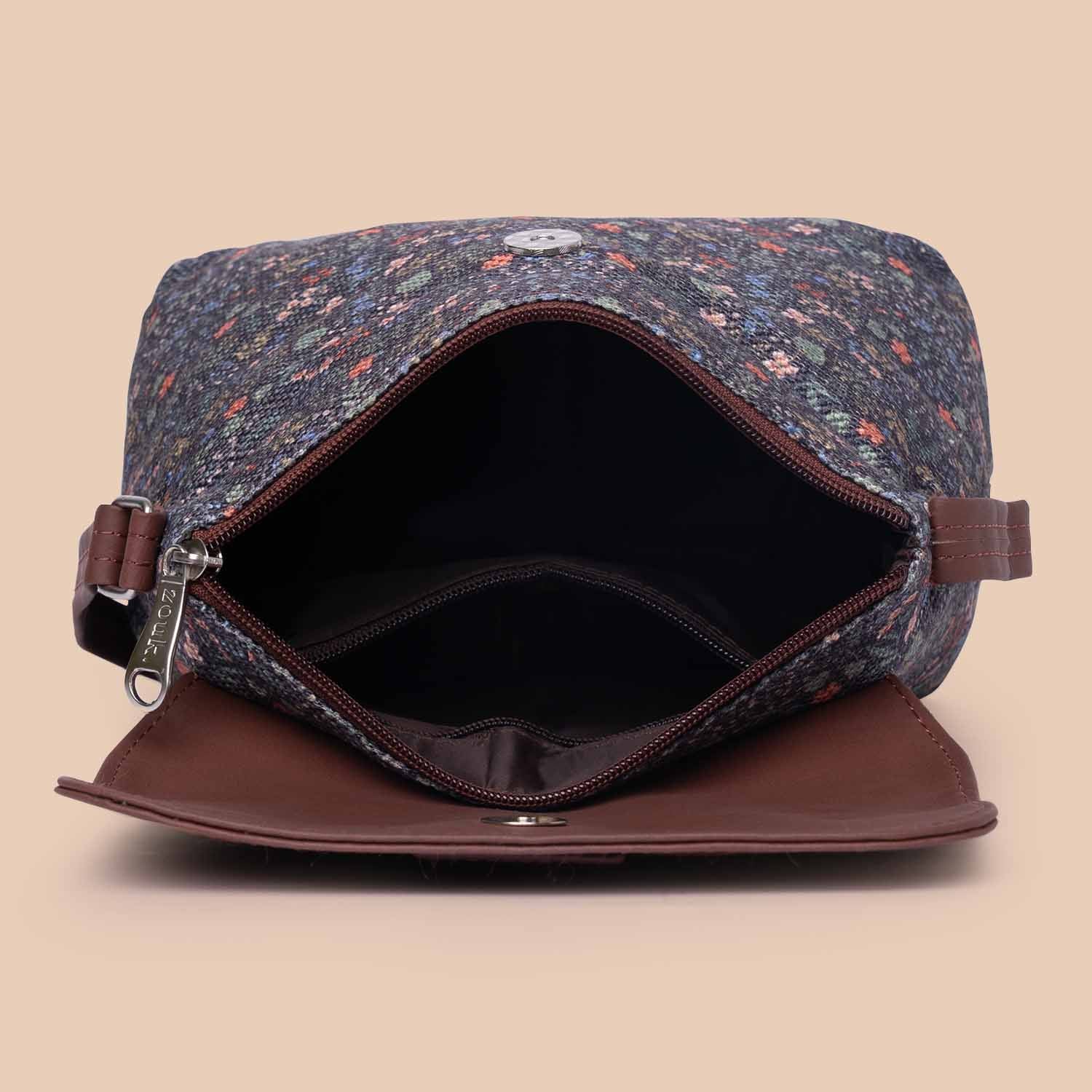 Kashmir Royals Flap Sling Bag