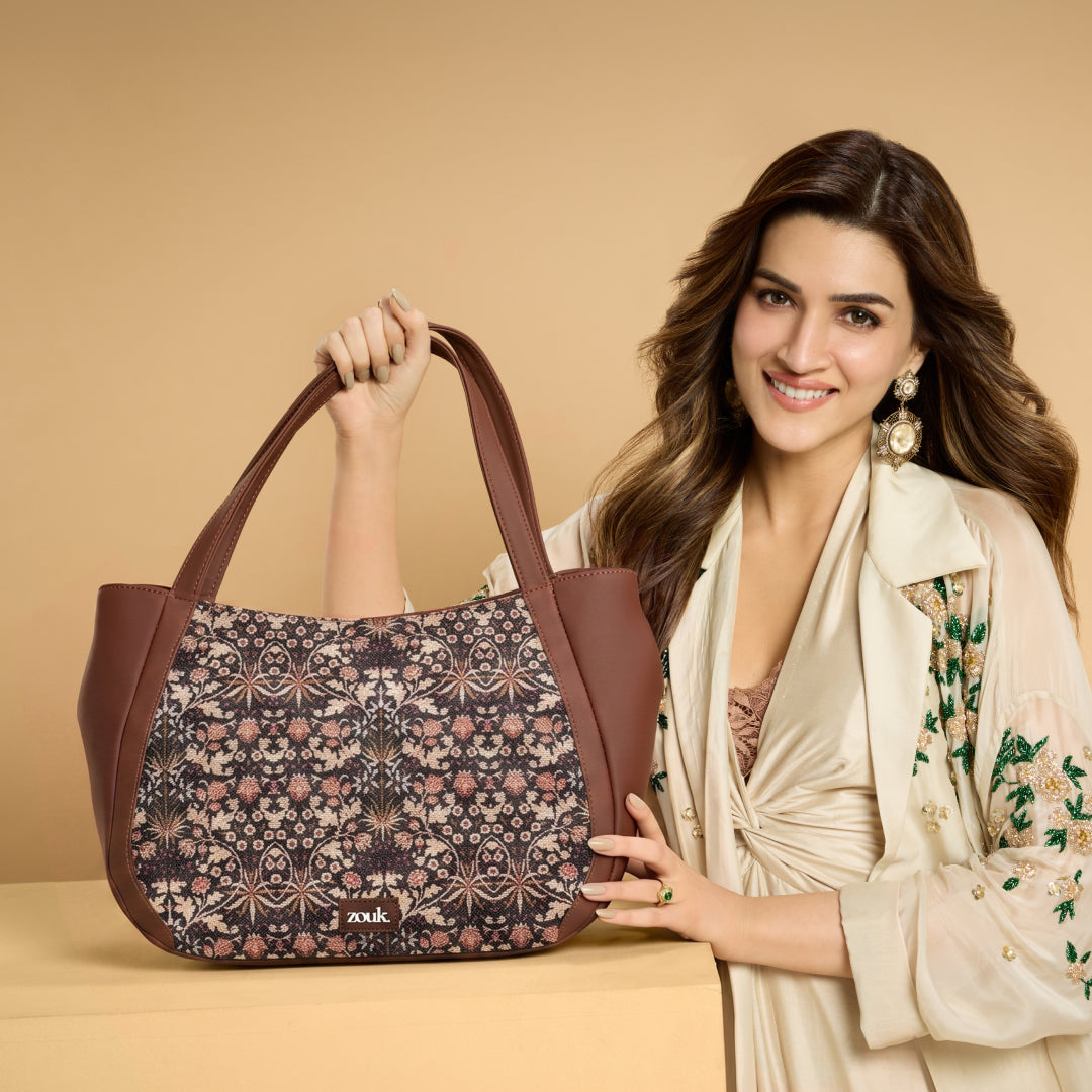 Kashmir Blooms Luna Handbag