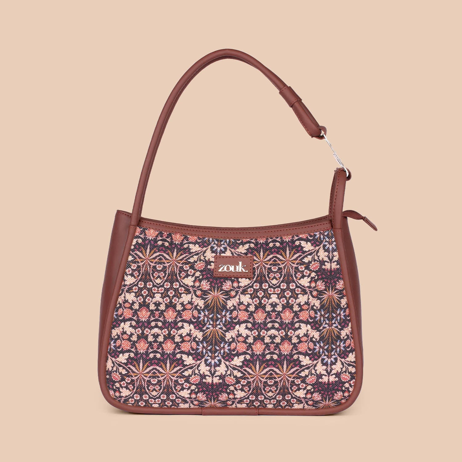 Kashmir Blooms Sleek Shoulder Bag