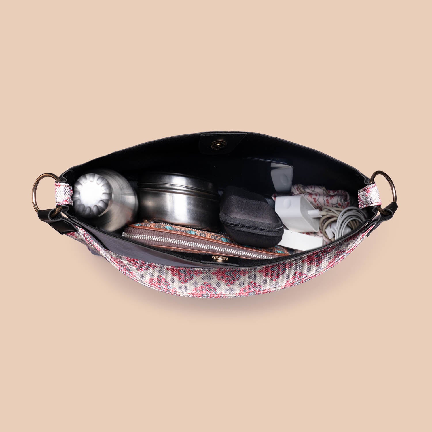 Kashmiri Tulips Classic Open Tote