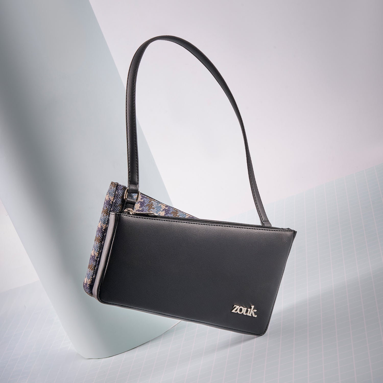 Kiya Baguette - Bombay Houndstooth