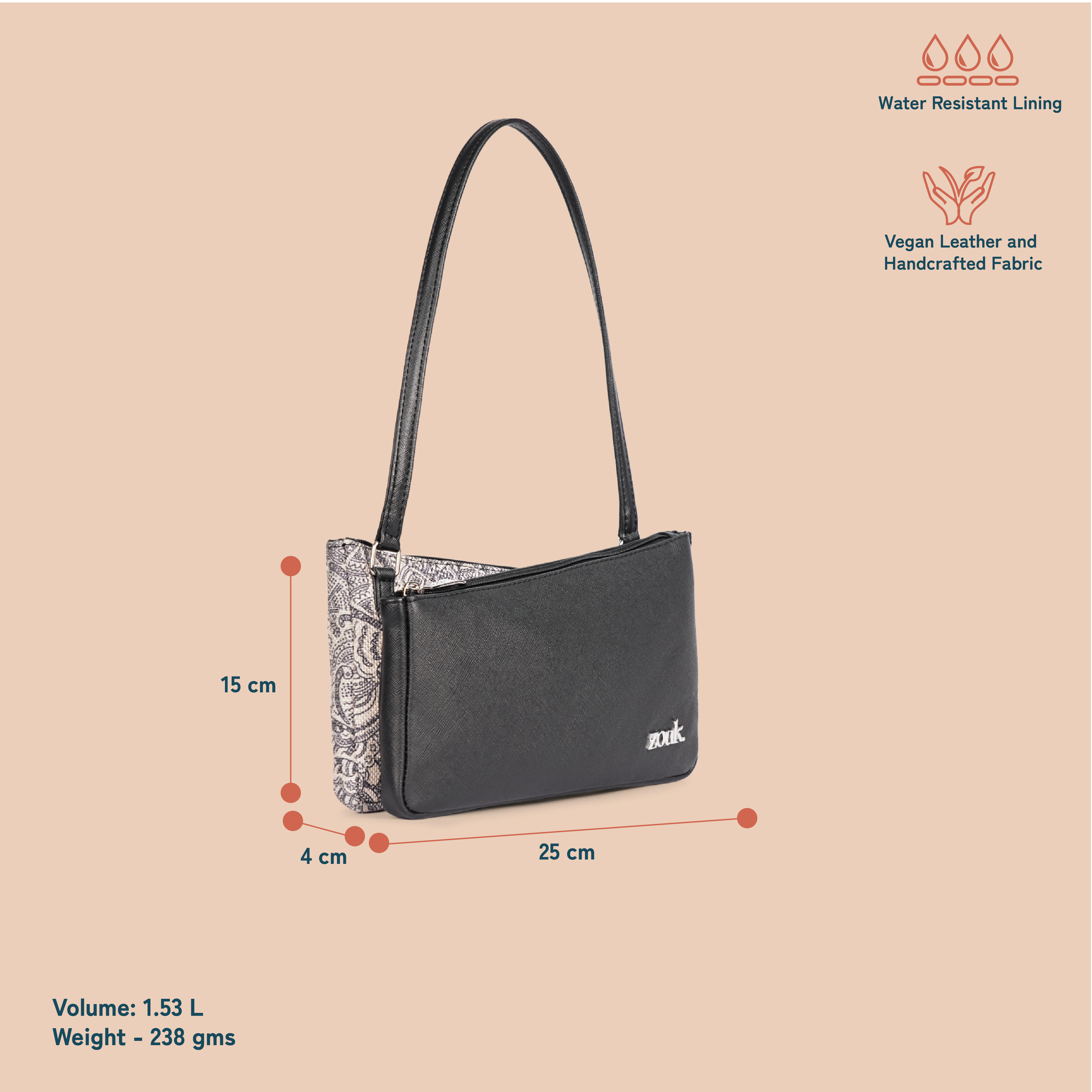 ZIP-Kiya Baguette - Colaba Shirin