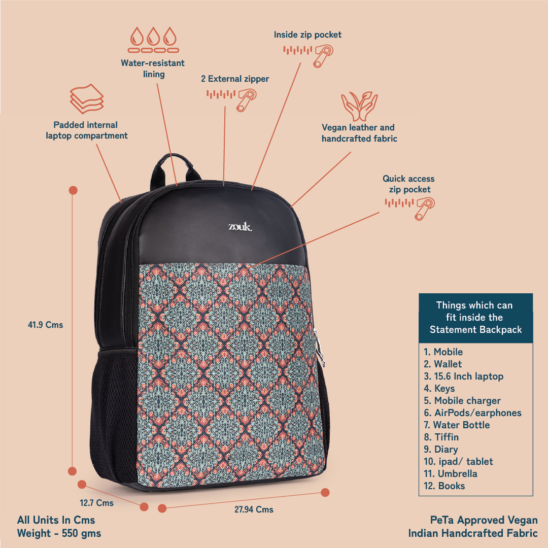 Kolkata Nouveau Statement Backpack