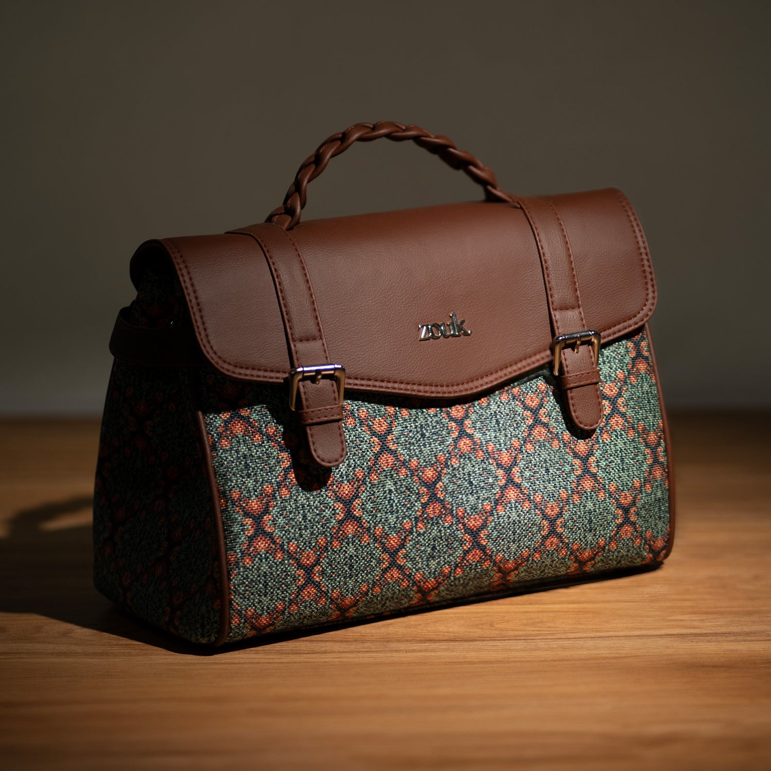 Konkona Heritage Satchel Bag - Kolkata Nouveau