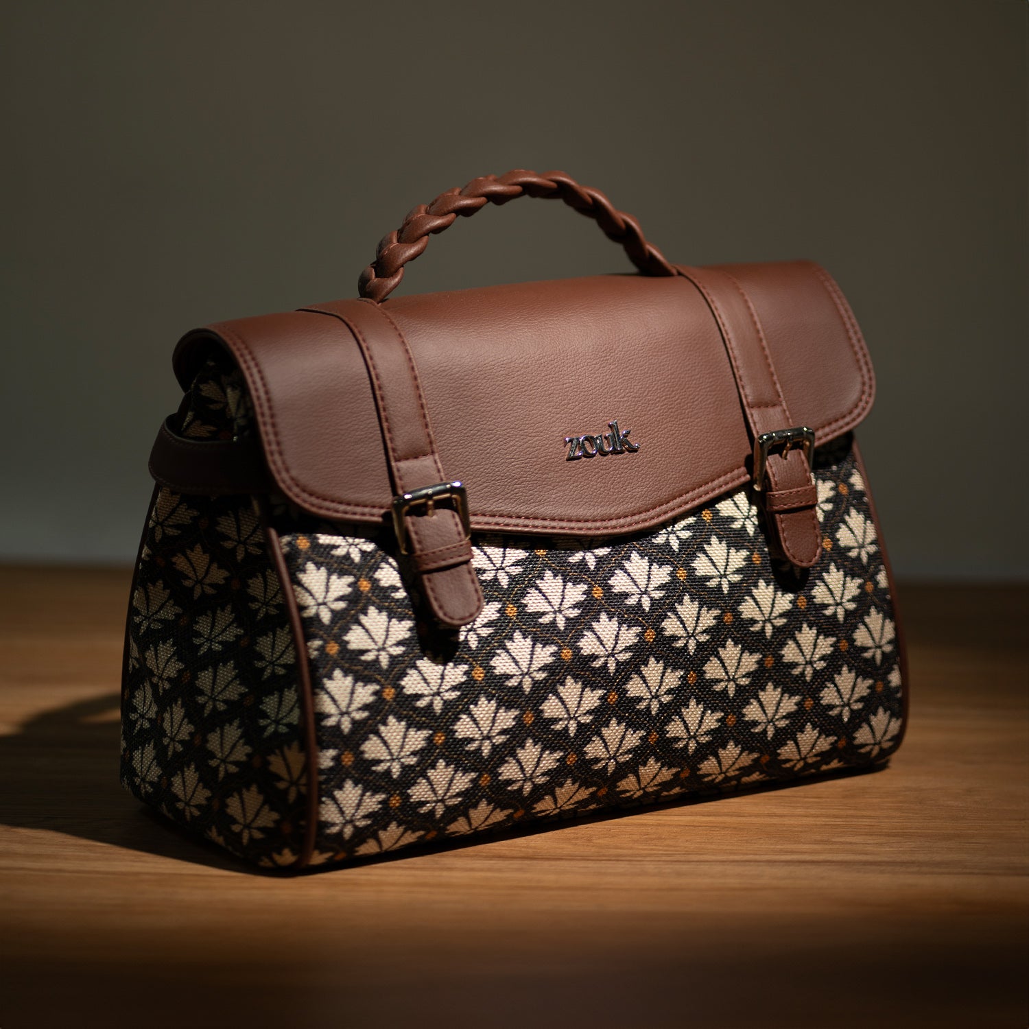 Konkona Heritage Satchel Bag - Bidri Kaiser