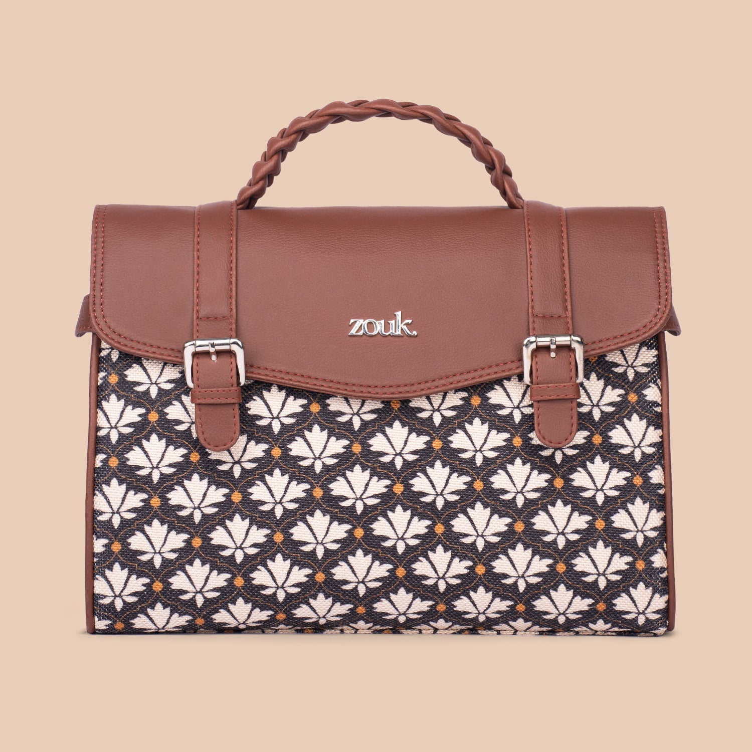 Konkona Heritage Satchel Bag - Bidri Kaiser