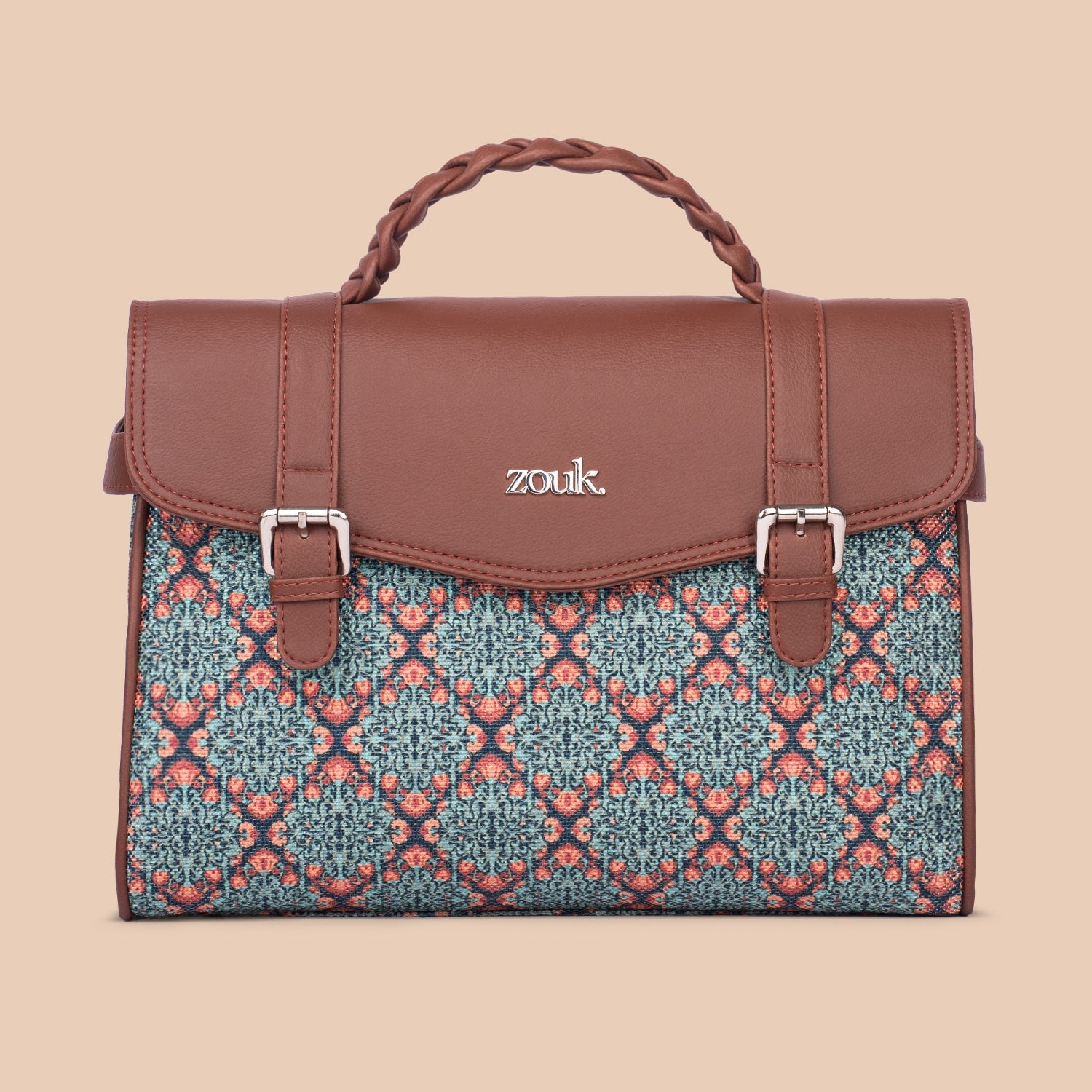 Konkona Heritage Satchel Bag - Kolkata Nouveau