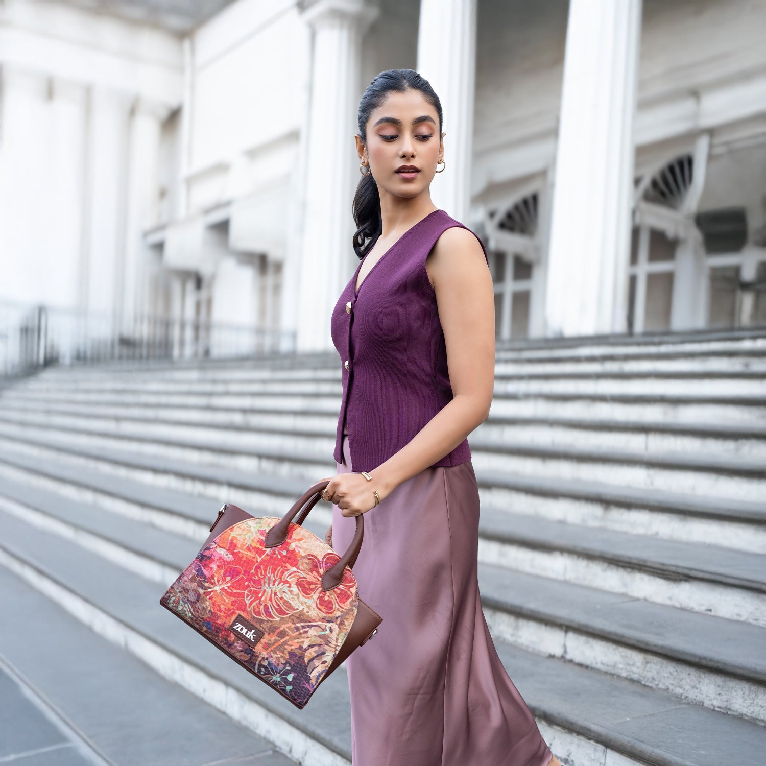 ZIP-Konkona City Satchel Bag - FloLov