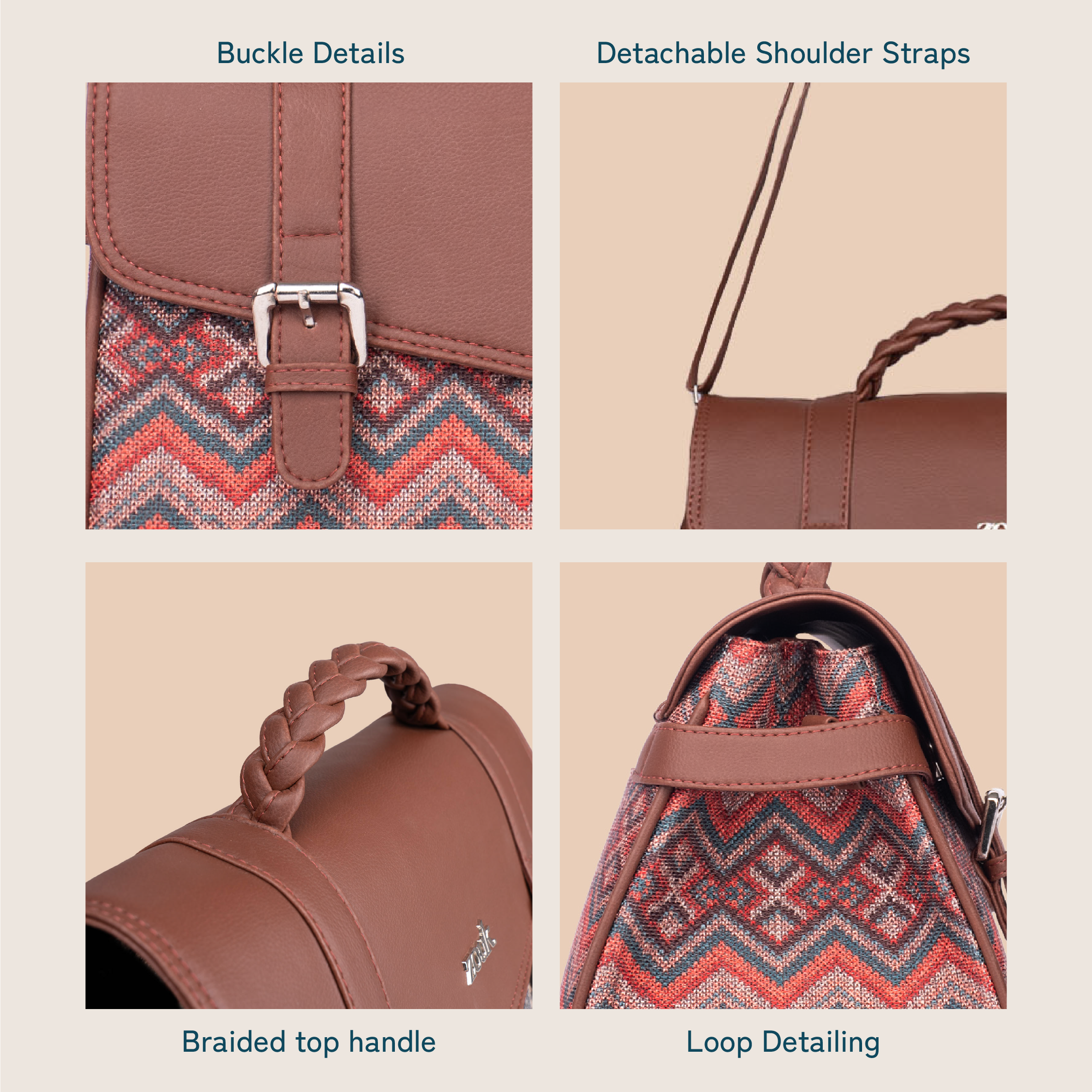 Heritage Satchel Bag - Gwalior Weaves