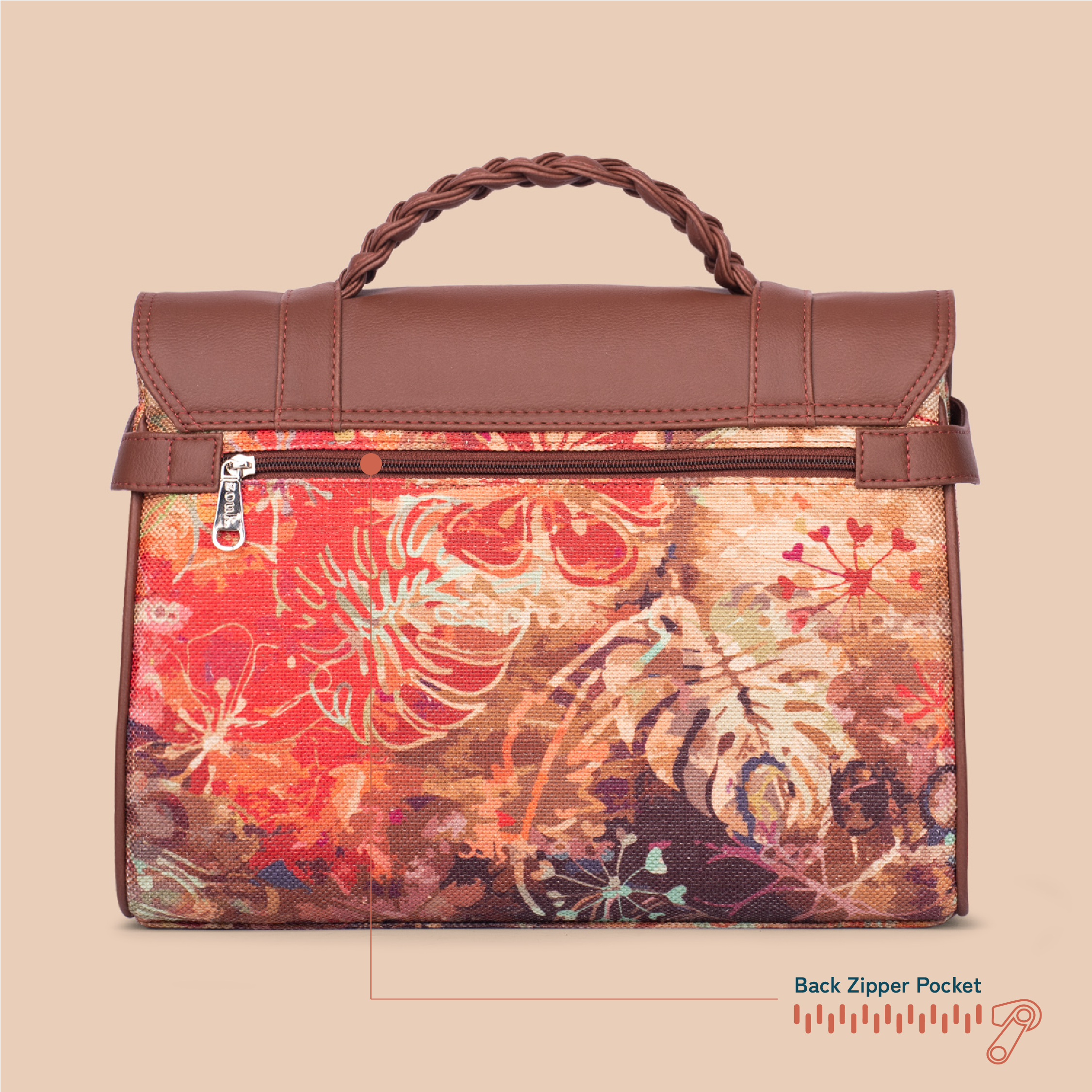 Konkona Heritage Satchel Bag - FloLov