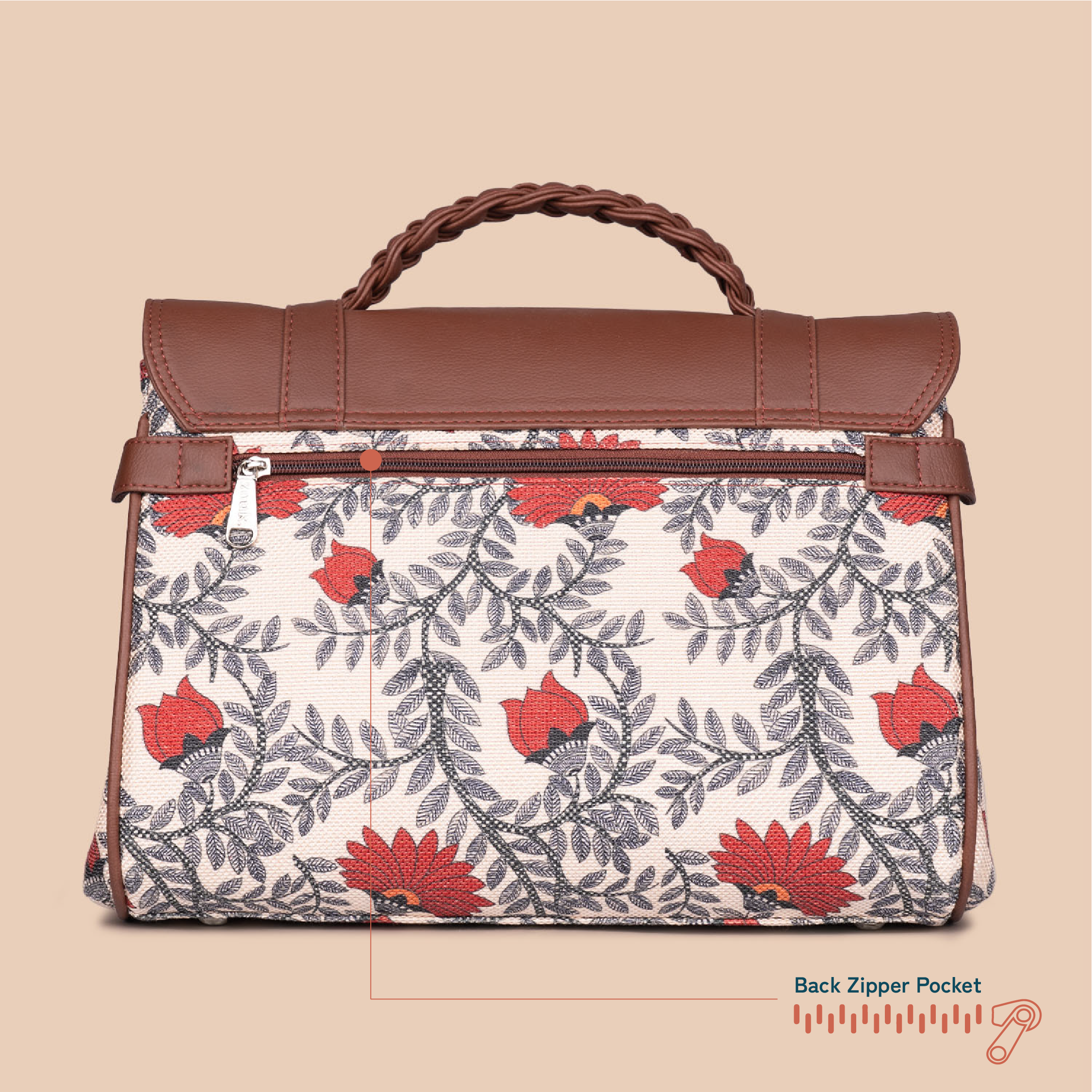 Konkona Heritage Satchel Bag - Nawabi Couture