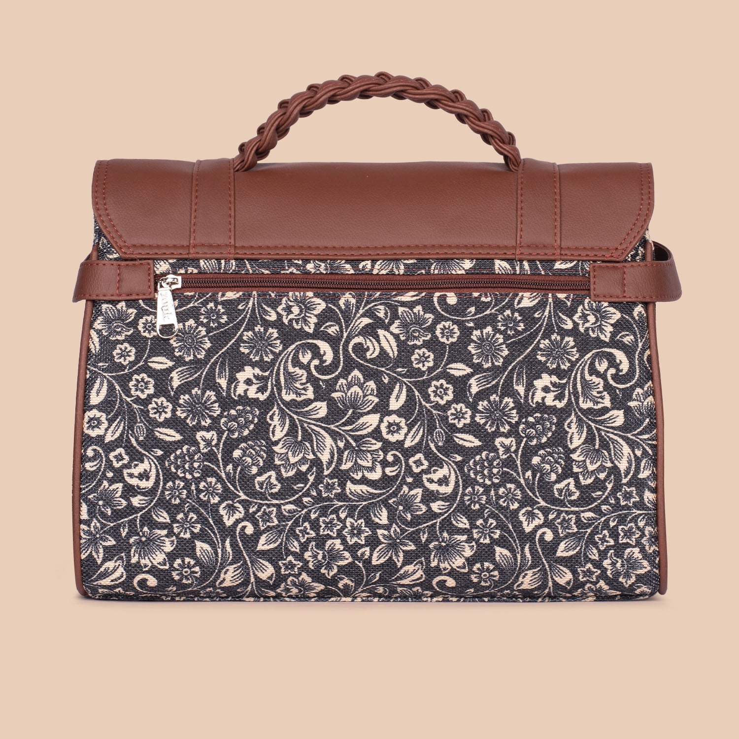 ZIP-Konkona Heritage Satchel Bag - FloMotif