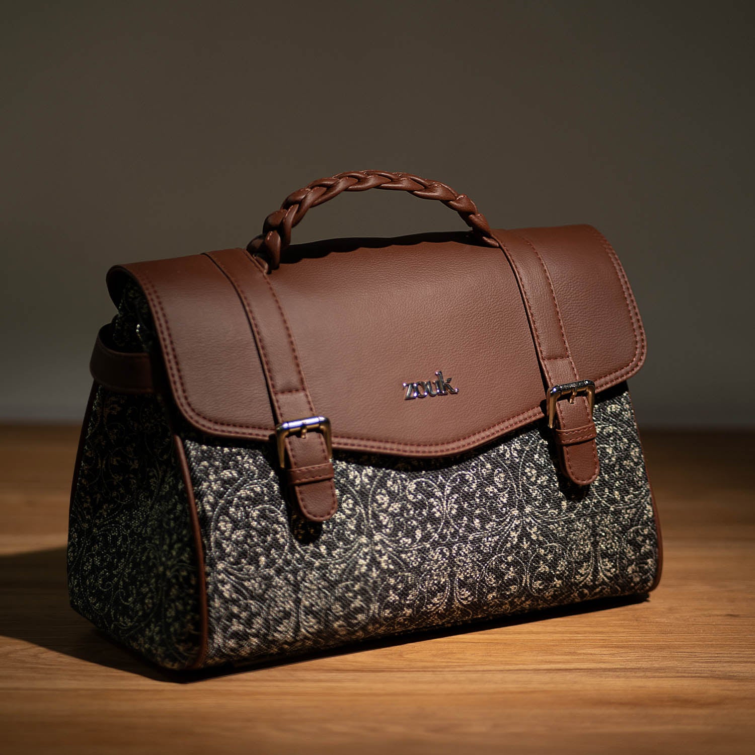 Konkona Heritage Satchel Bag - Lattice Lace