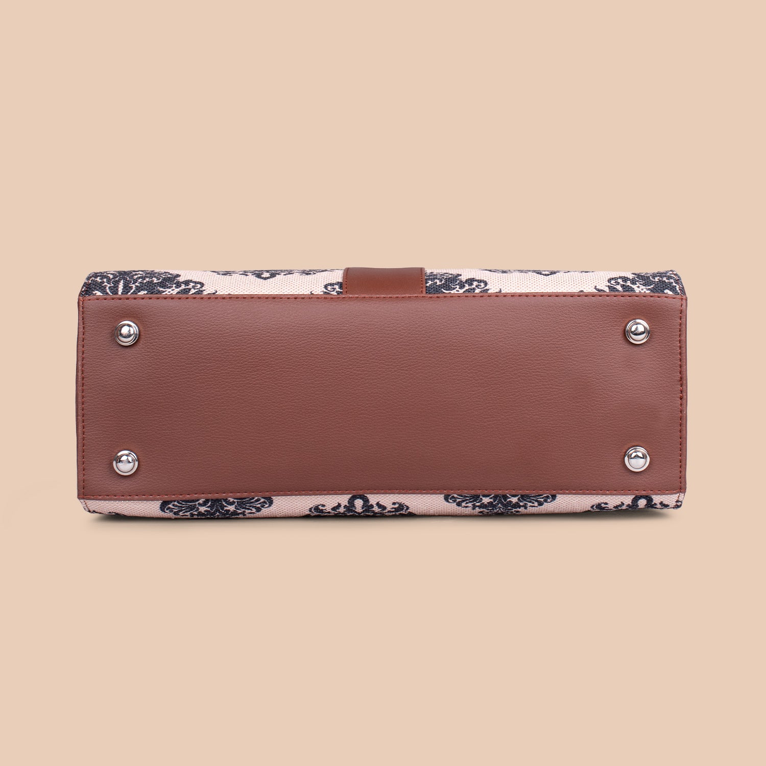 Konkona Statement Satchel Bag - Mughal Motif