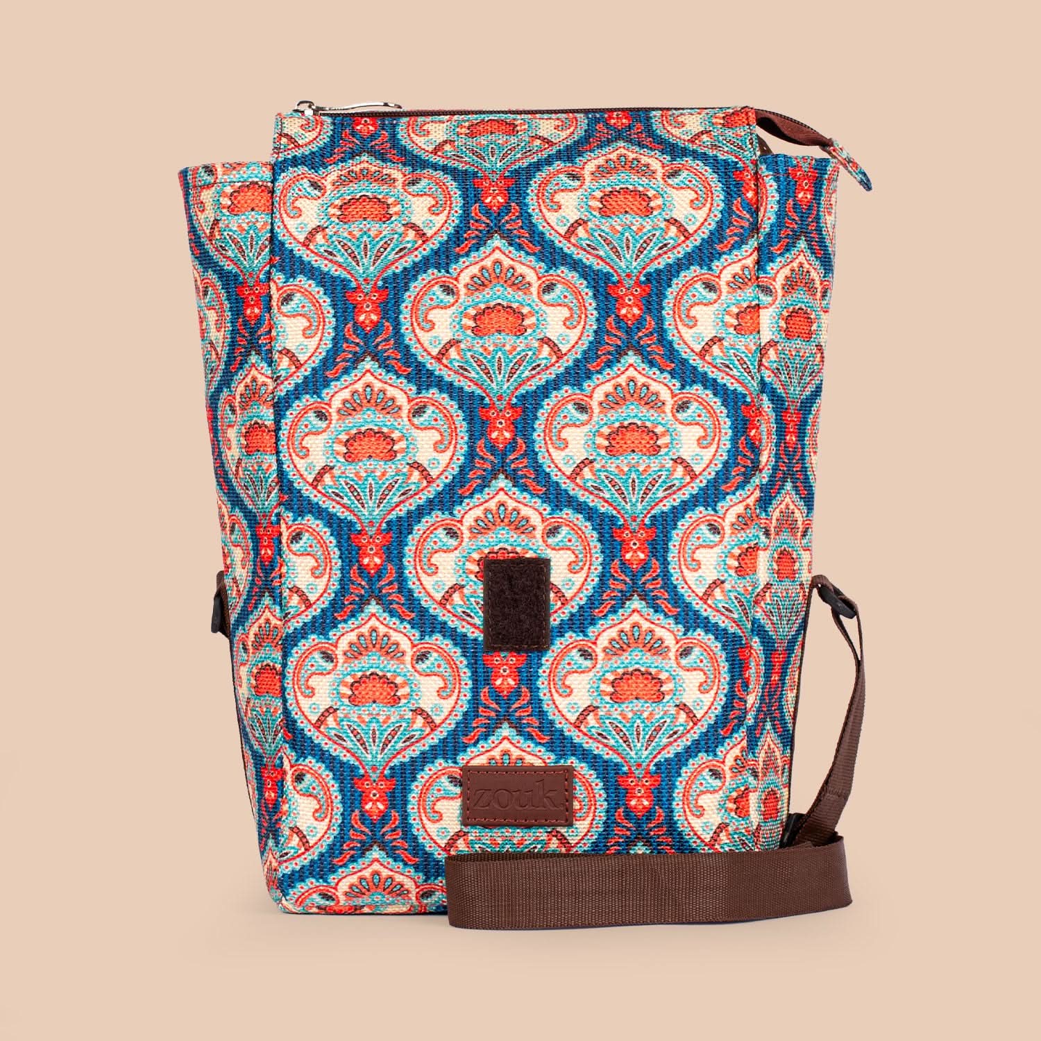Kovil Blue Roll Up Lunch Bag