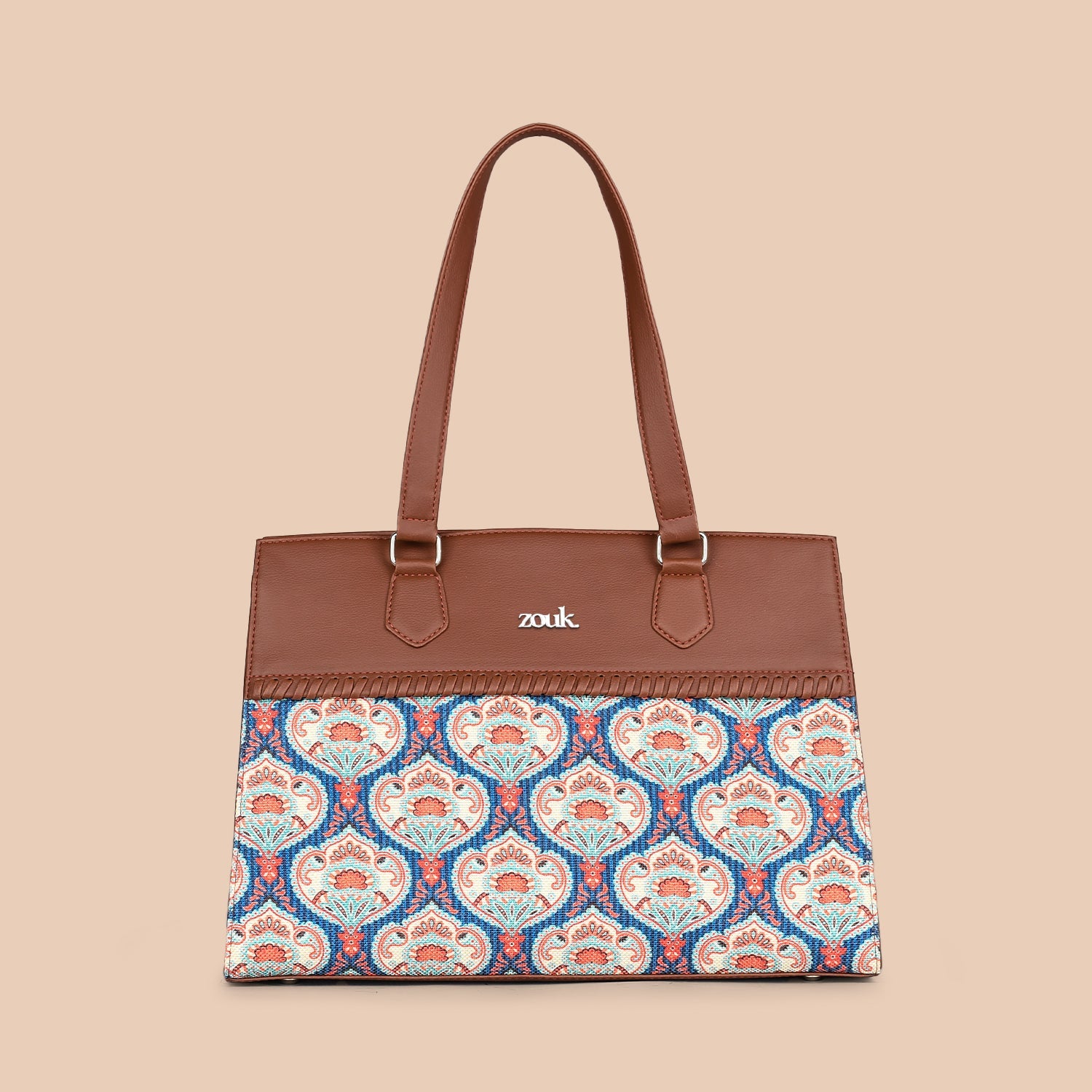 ZIP-Kovil Blue Statement Business Bag