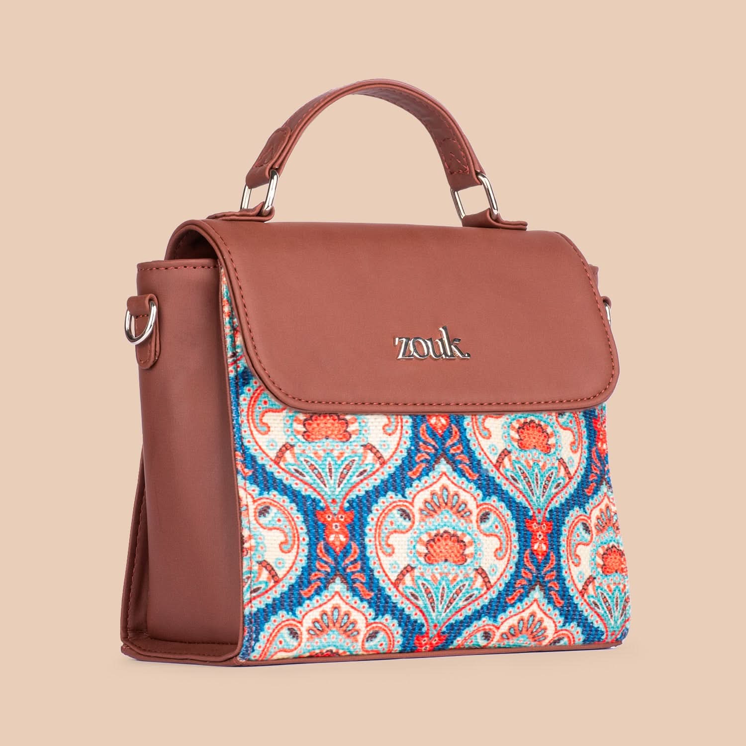 Kovil Blue Statement Sling Bag