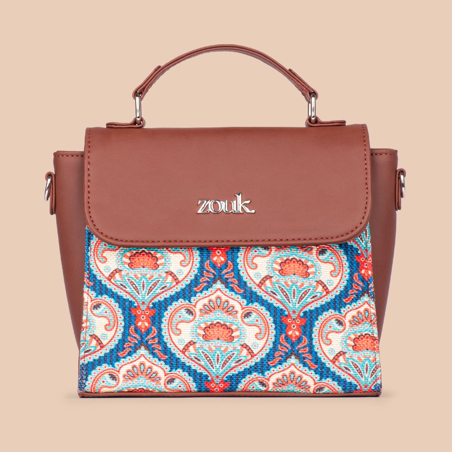 Kovil Blue Statement Sling Bag