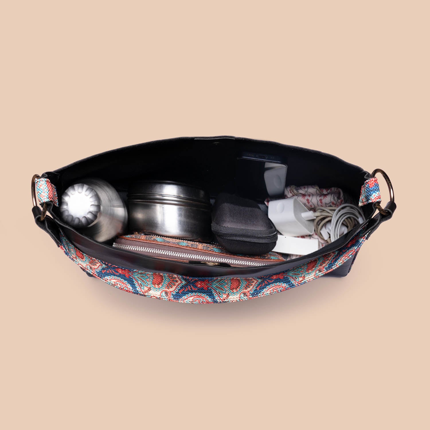 Kovil Blue Classic Open Tote