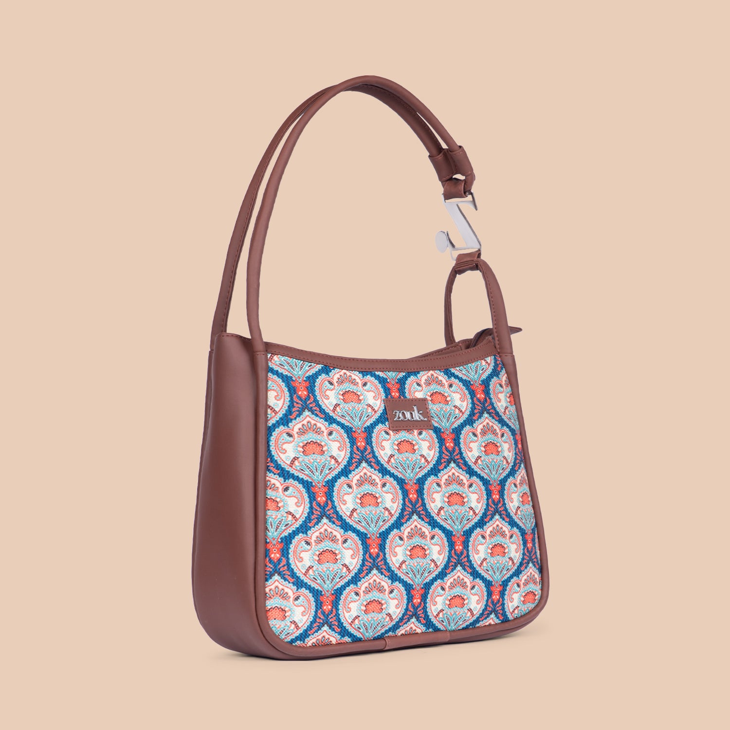 Kovil Blue Sleek Shoulder Bag