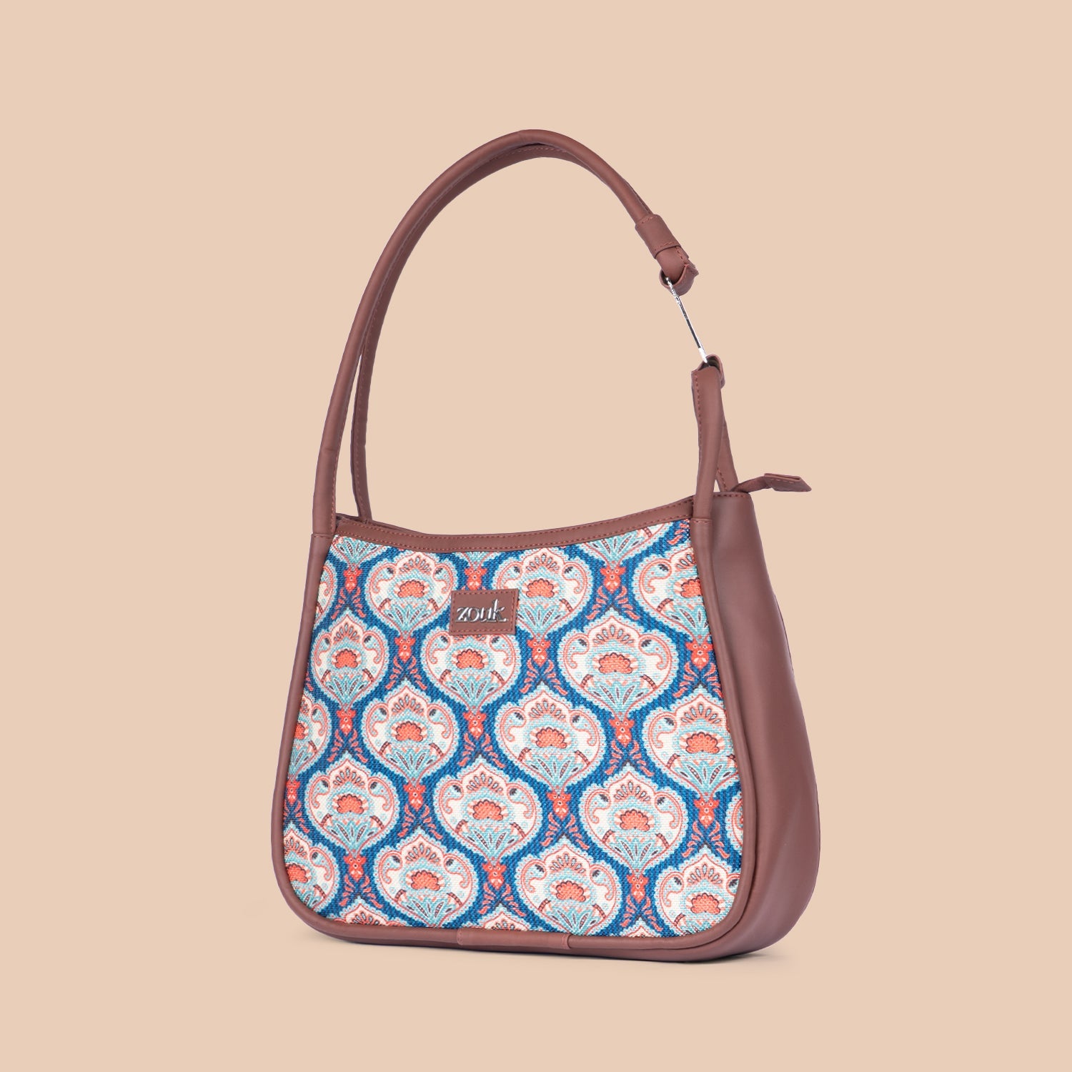 ZIP-Kovil Blue Sleek Shoulder Bag