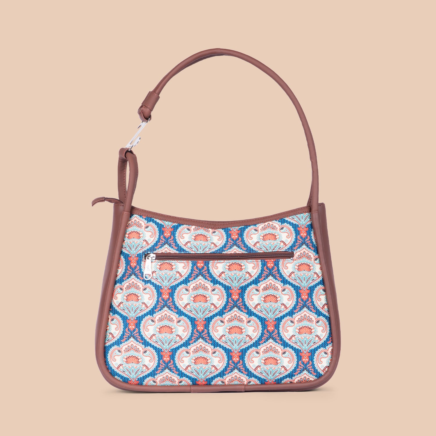 ZIP-Kovil Blue Sleek Shoulder Bag