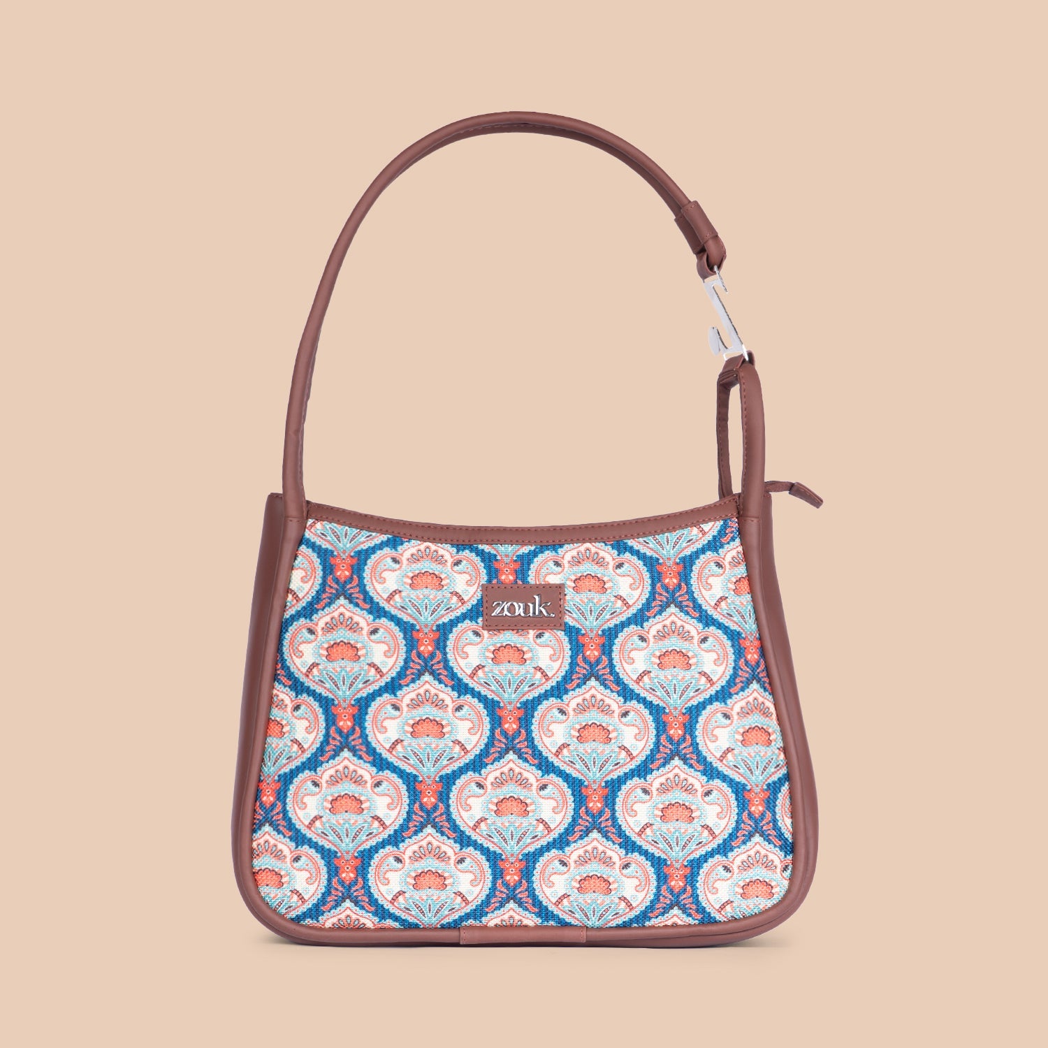 ZIP-Kovil Blue Sleek Shoulder Bag