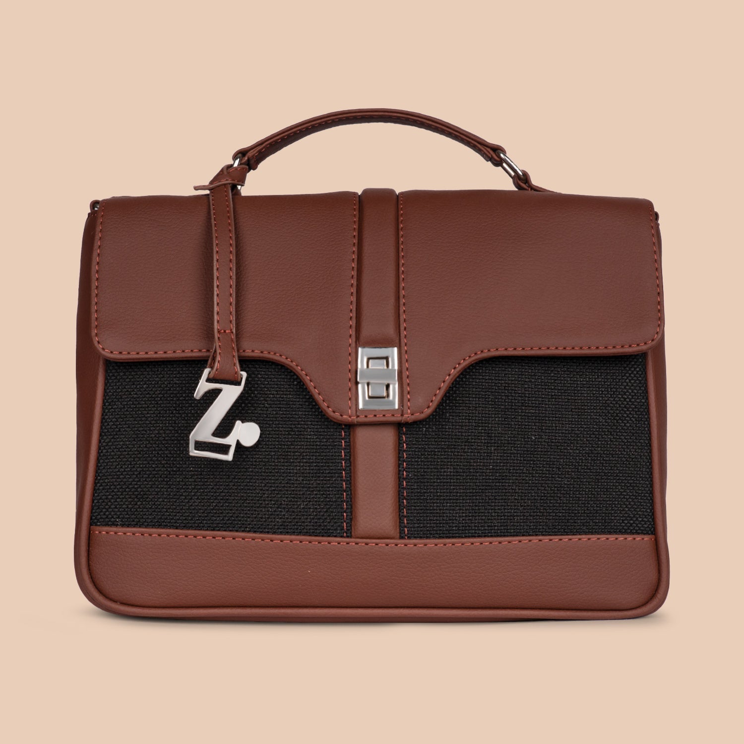 ZIP-Kriti Sanon - Jet Black Nessa Satchel