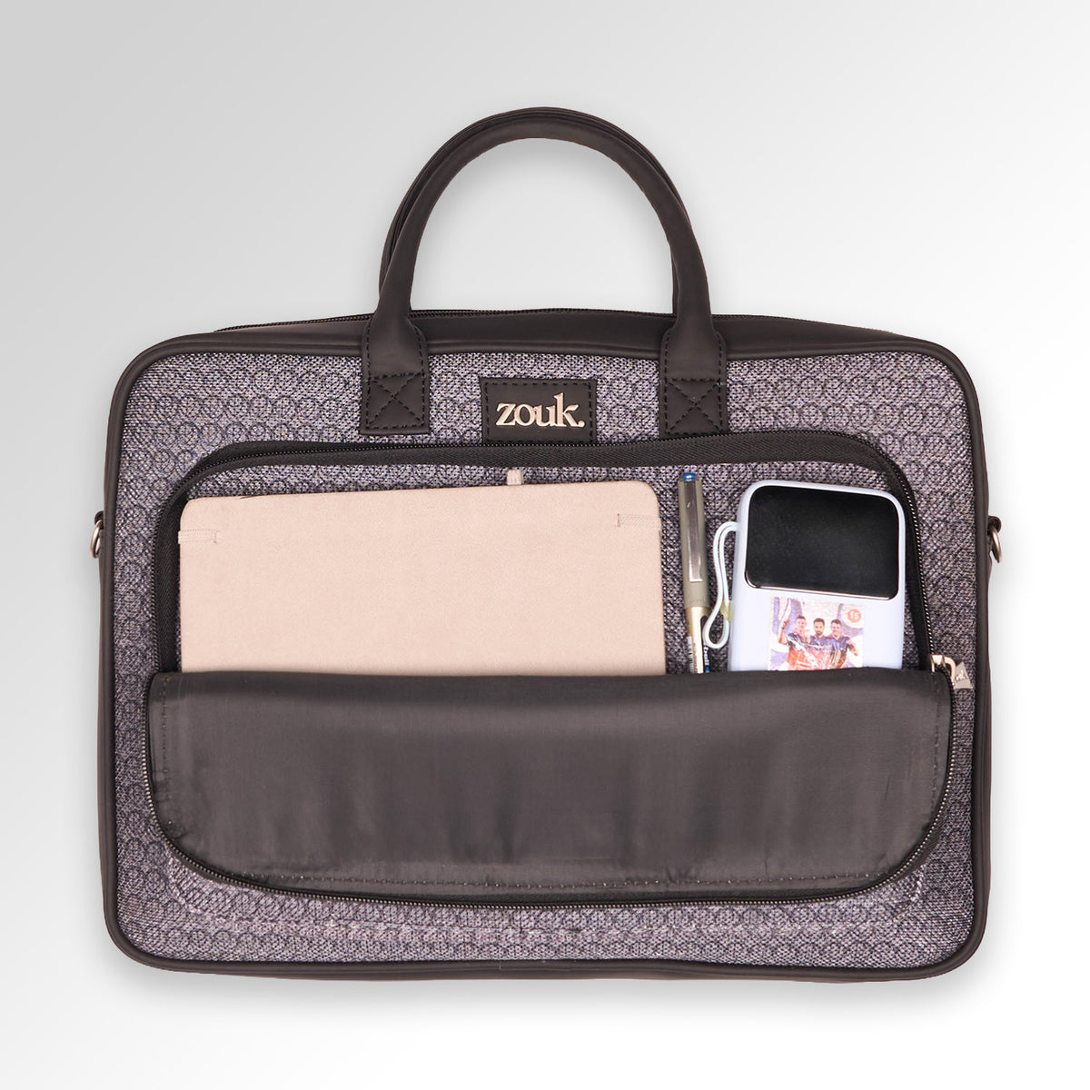Zanskar Zenith Men's Laptop Bag (Black)