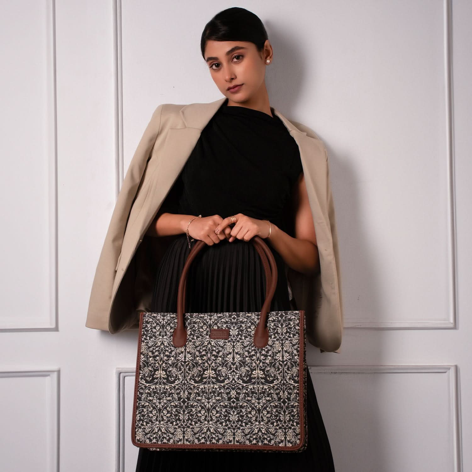 Lattice Lace Book Tote