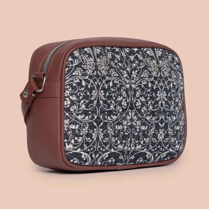 WavBeach & Lattice Lace - Office Tote Bag & Sling Bag Combo