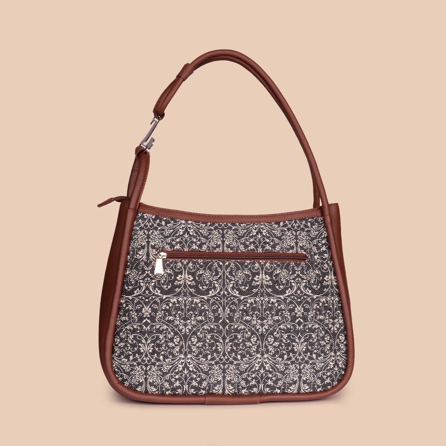 Lattice Lace Sleek Shoulder Bag