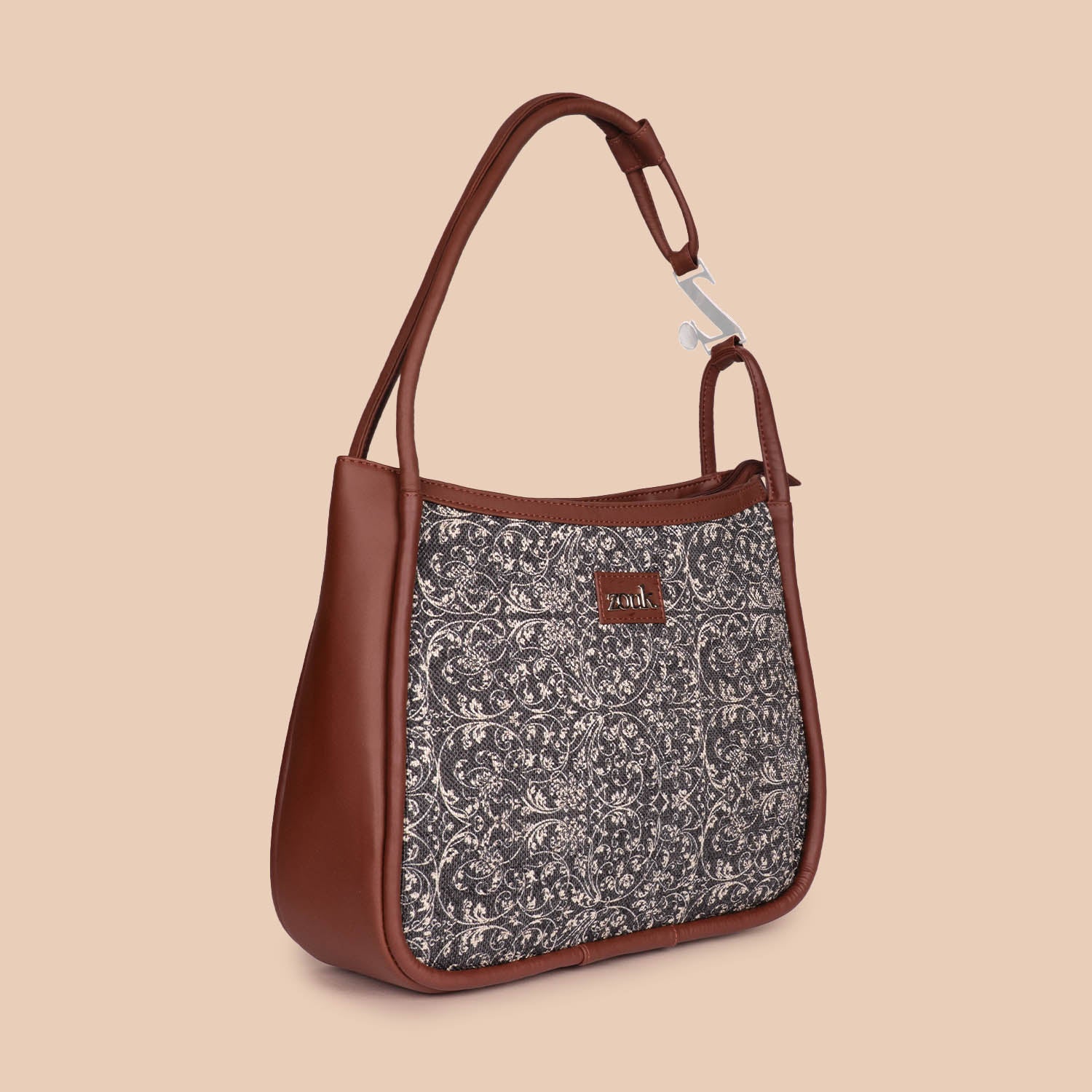 Lattice Lace Sleek Shoulder Bag
