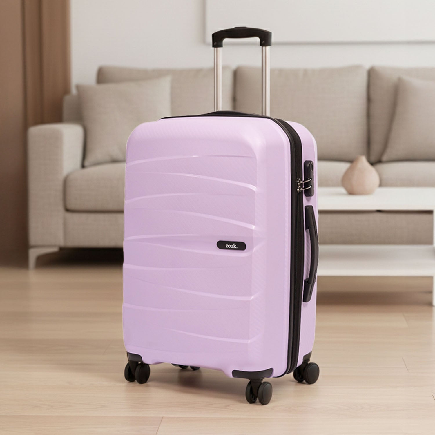 Lilac Aira Trolley Bag