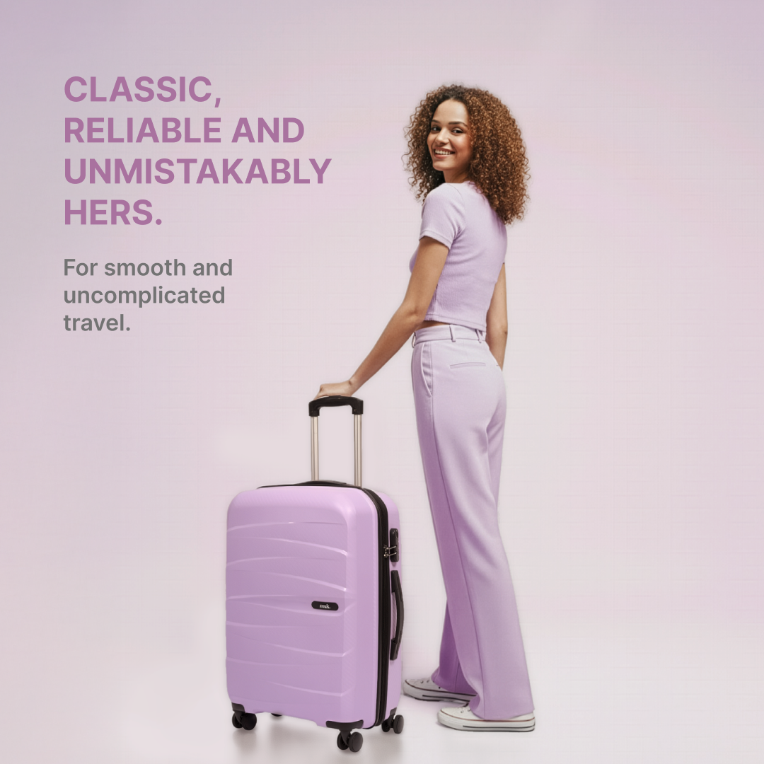 Lilac Aira Trolley Bag (Medium)