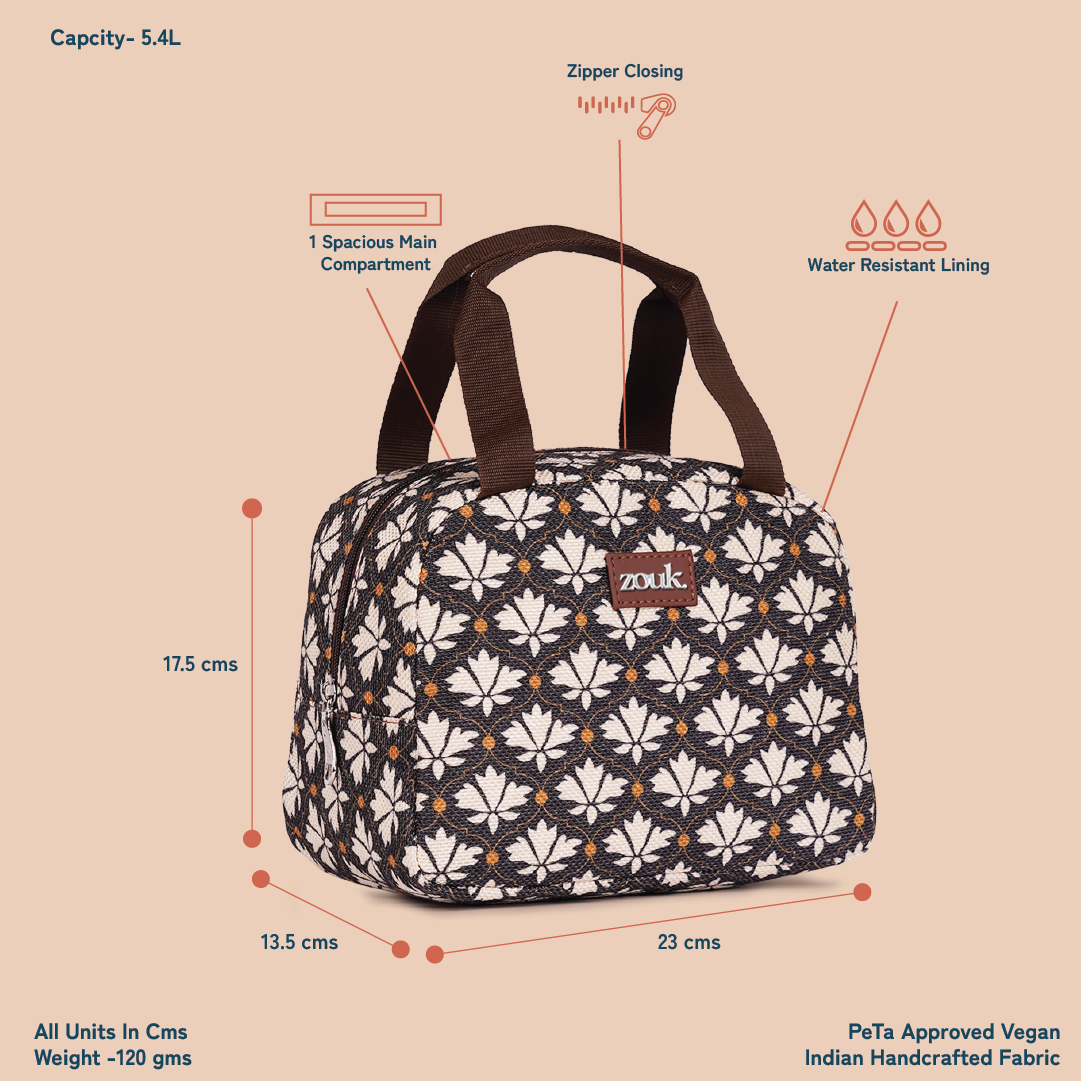 ZIP-Bidri Kaiser Lunch Bag