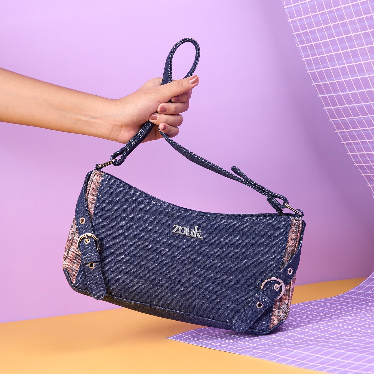 ZIP-Lyra Baguette - Cashmere Noir (Copper)