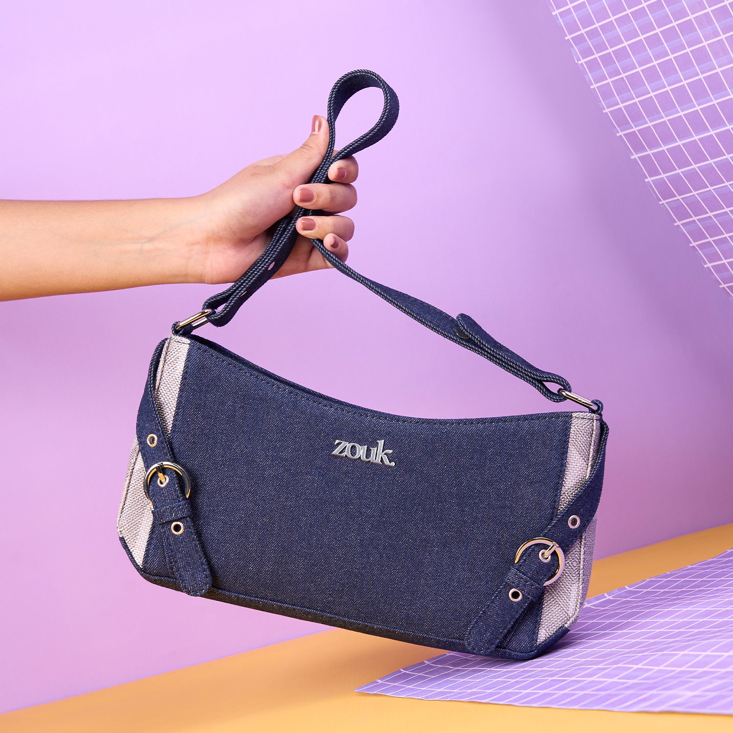 Lyra Baguette - Aravalli Abstract