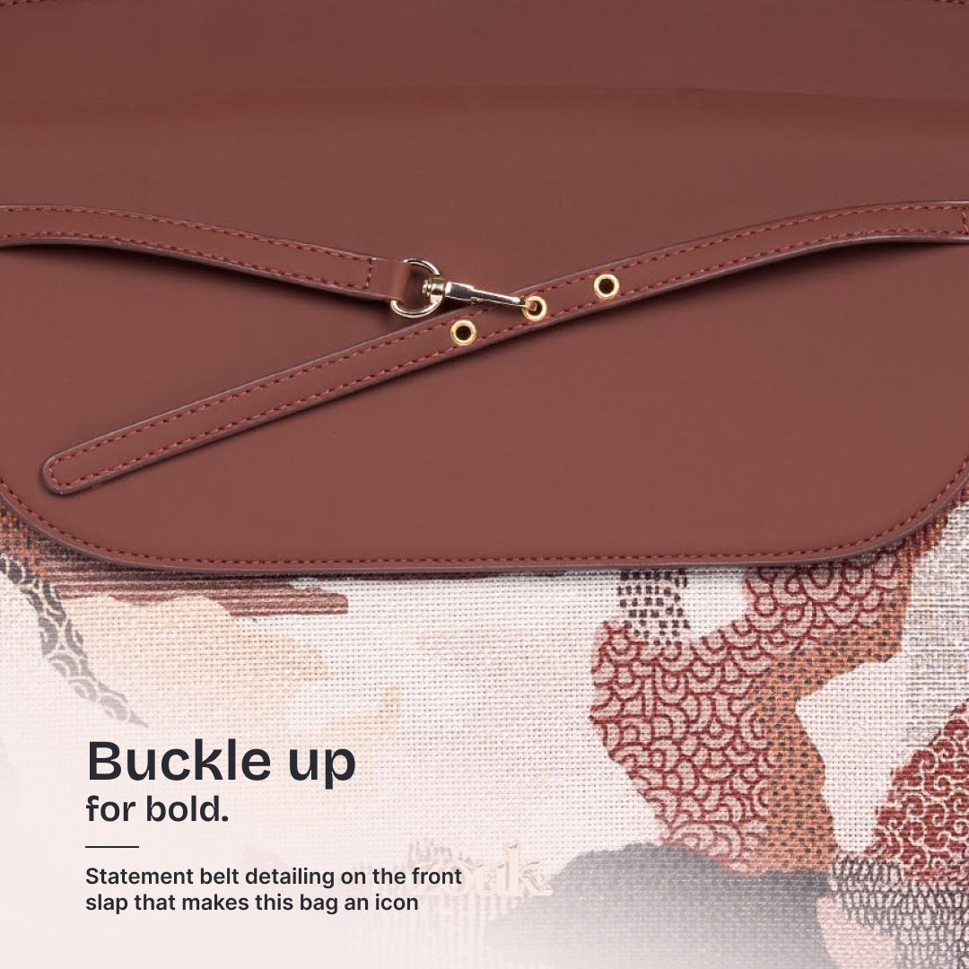 Ellora Echoes Maven Office Handbag (Brown)