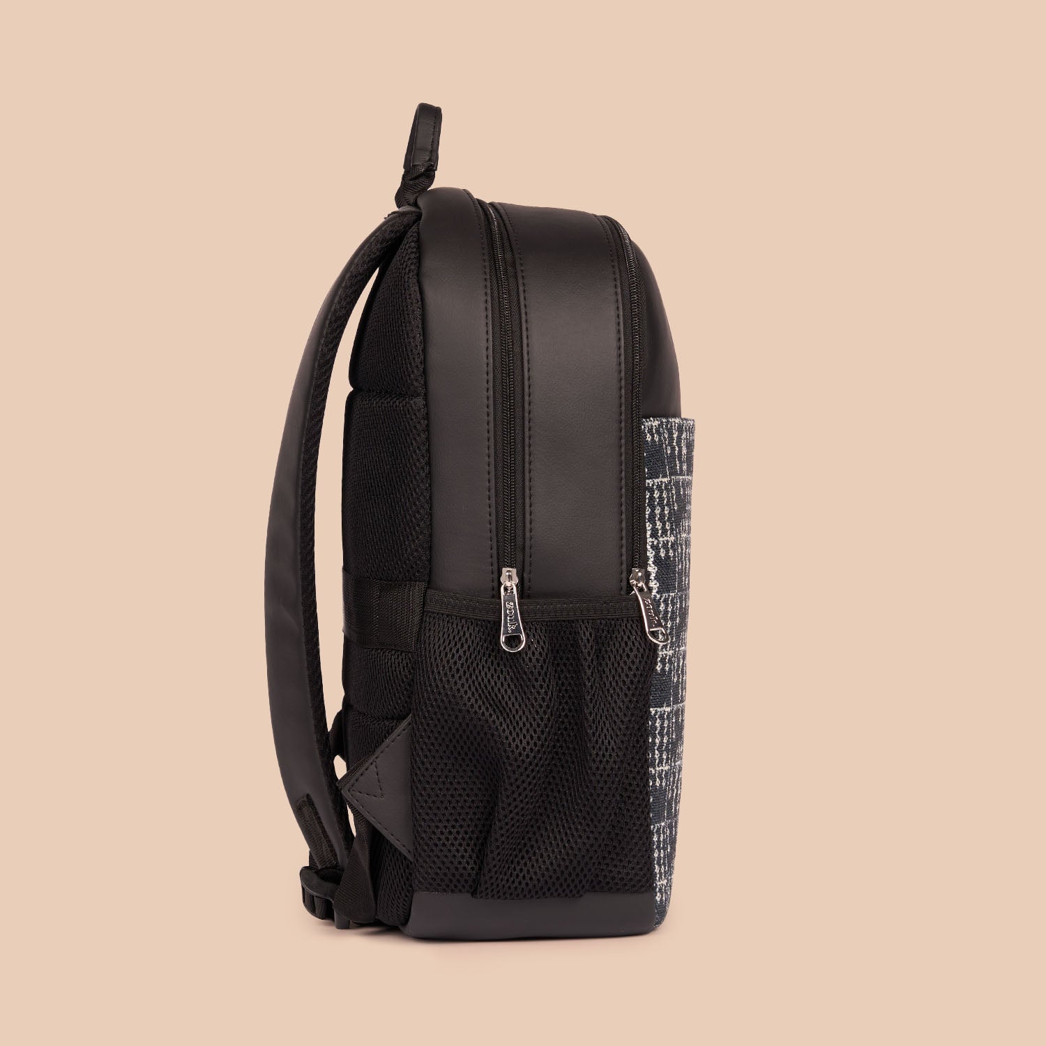 Madras Monochrome Men's Statement Backpack